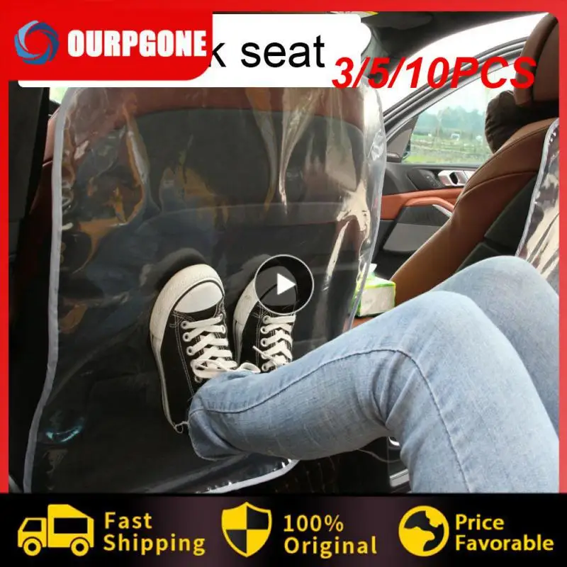 

3/5/10 шт., Нескользящие Коврики для заднего сиденья автомобиля