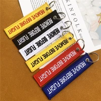 keychain embroidered lanyard letter keycord high quality handmade lanyards universal accessories strips pendant keychain lanyard