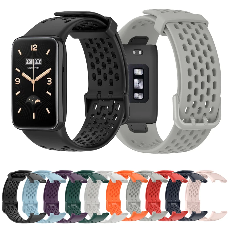 

Soft Strap For Xiaomi Mi Band 7 pro Smart Watch Silicone Watchbands Bracelet For Mi Band 7 Pro Sport Correa Bracelet