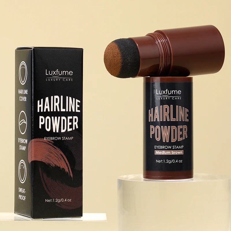 

1PC Hairline Powder Water Proof Hair Line Shadow Eyebrow Black&Brown Unisex Instantly Hair Makeup Tool Woman Make Up