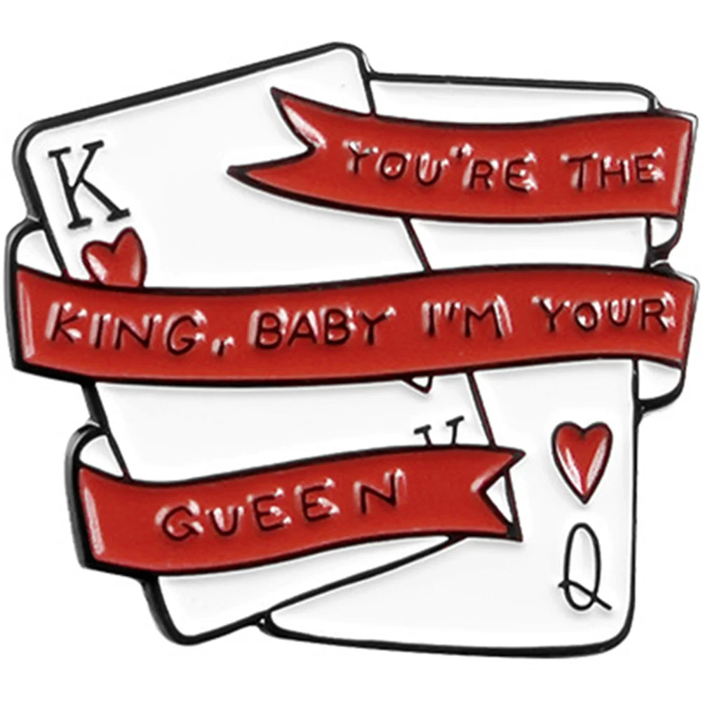 

Brooch Pin Badge Lapel Shirt Metal Clothing Bagwedding Blouse Collarplaying Alloy Gift Students Costume Enamel Poker Tiejewelry