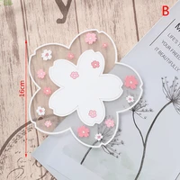 japan style 1pc cup mat cherry blossom heat insulation table mat family office anti skid tea cup milk mug coffee cup coaster