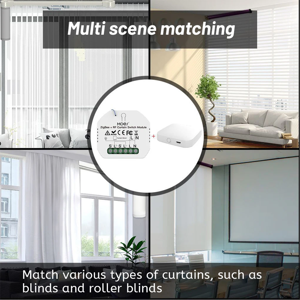 

Professional on-off Device Module Zigbee Curtain Work 3 0 Controllor