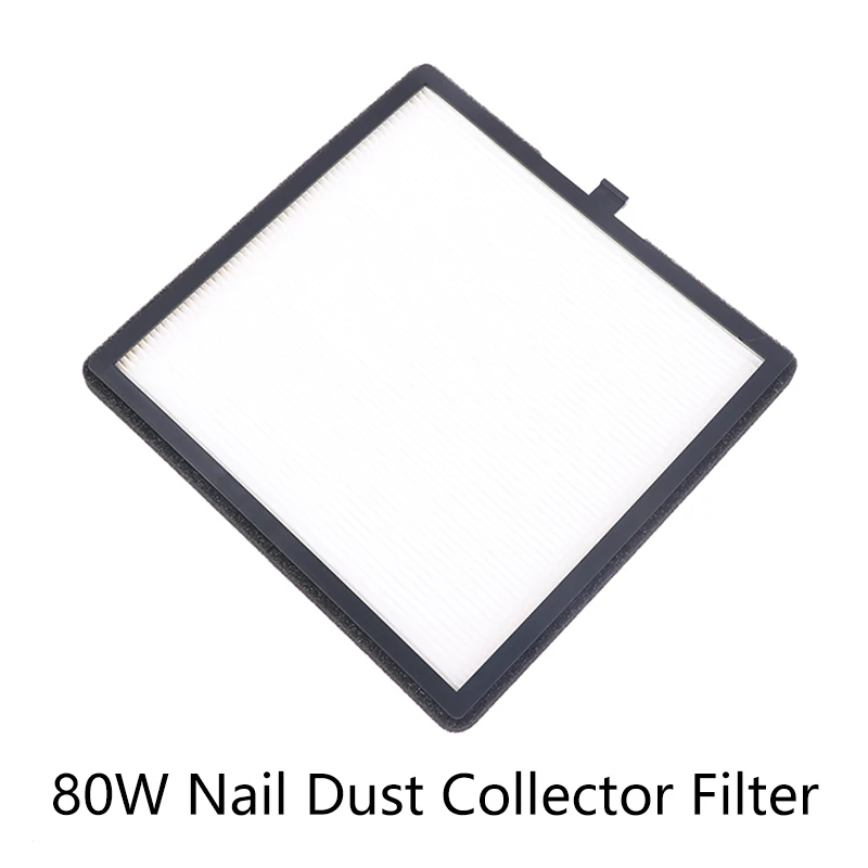Portable Nail Dust Suction Collector Filter Nail Vacuum Cleaner Dust Screen Plate Original Accessories Manicure Machine White
