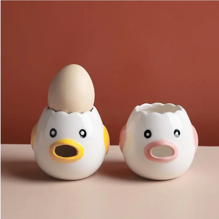 

Ceramic Egg White Yolk Separator Kitchen Egg Separator Egg Strainer Baby Home Baking Tools Kitchen Tools Kitchen Gadgets