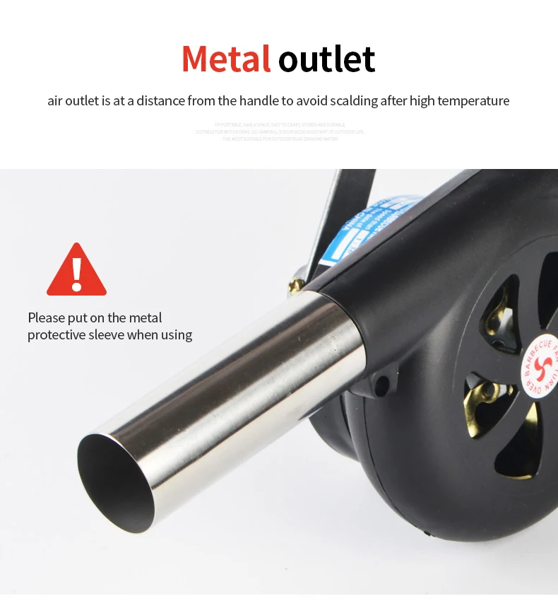 1 шт. уличный кулинарный вентилятор для барбекю с сильфоном ручной инструмент