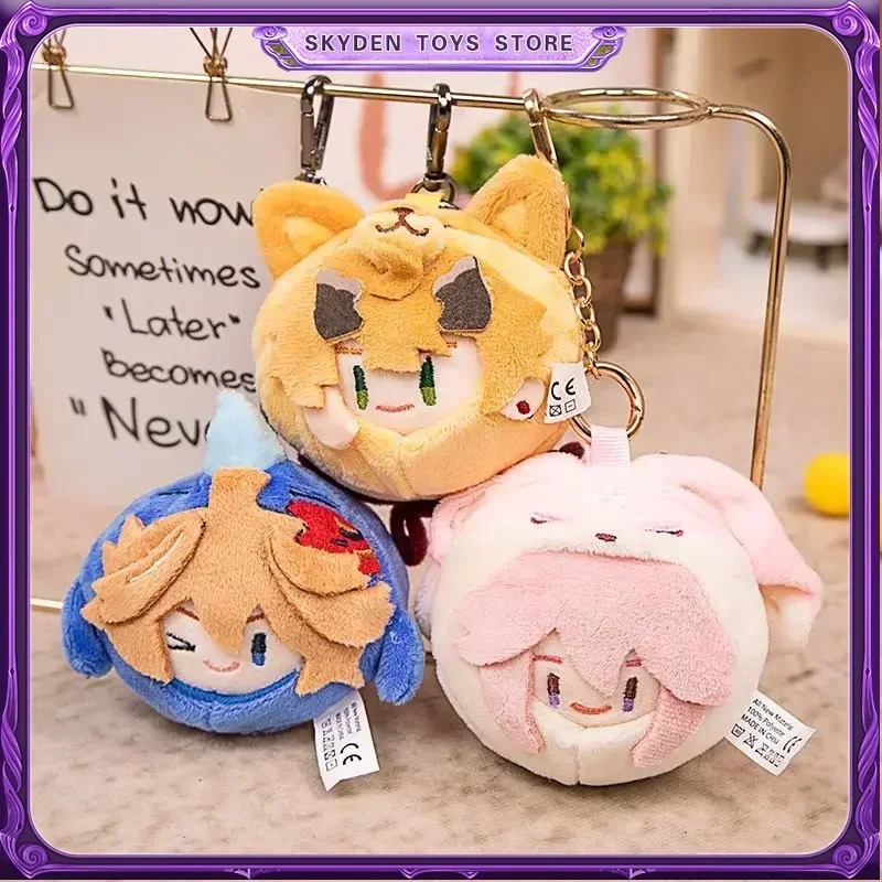 12 см Genshin Impact фигурки Kawaii Tiwat Zoo Yae Miko Tartaglia Thoma Ganyu подушка мультяшные куклы подвески