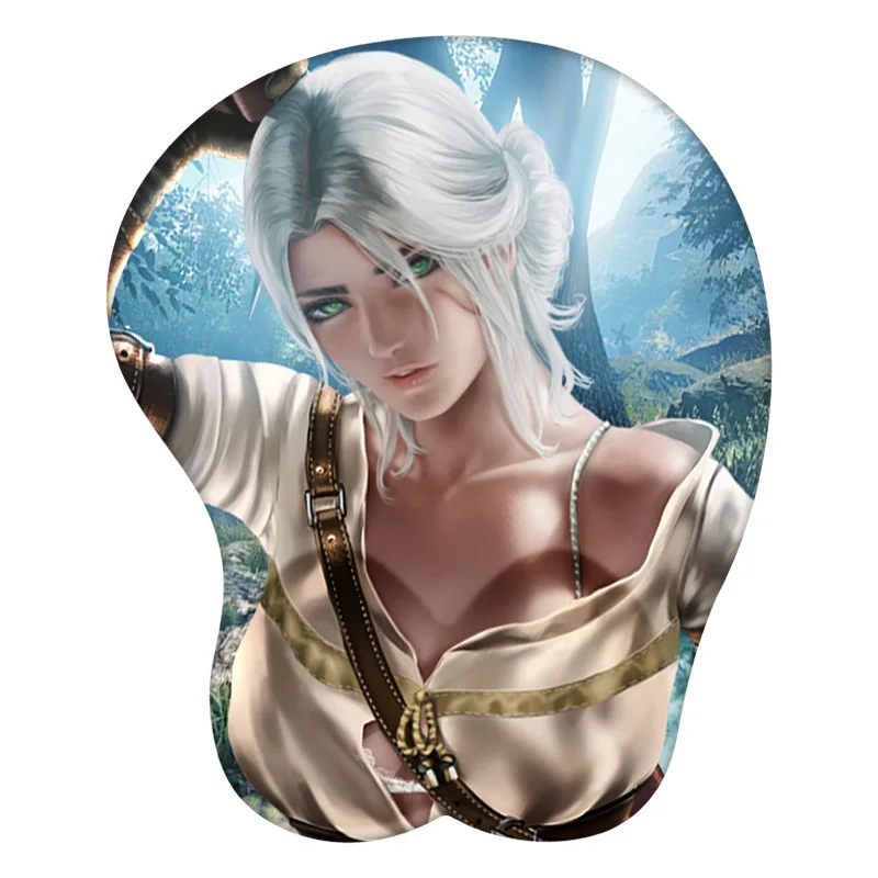 3d-коврик для мыши Cirilla Fiona наклейки ринон силиконовый привлекательный креативный