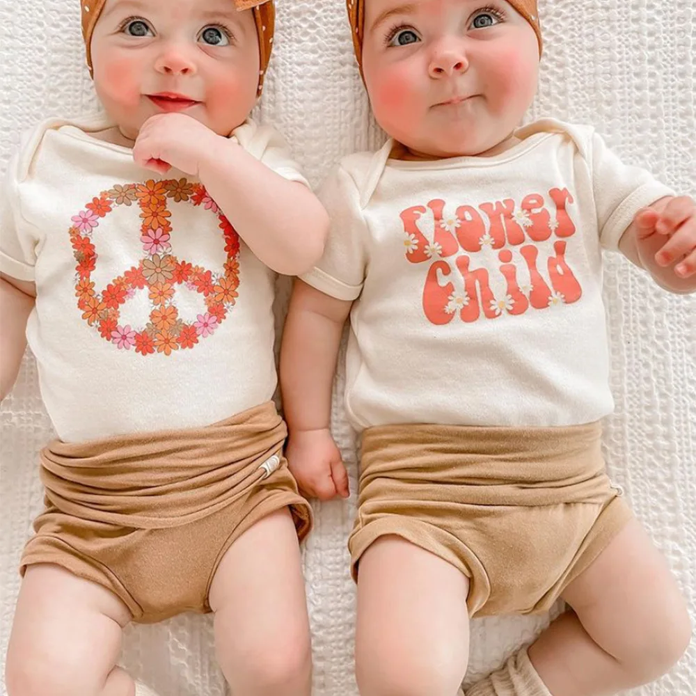 

Summer Newborn Baby Romper Infant Short Sleeve Baby Girl Boy New Born Clothes 0-24M