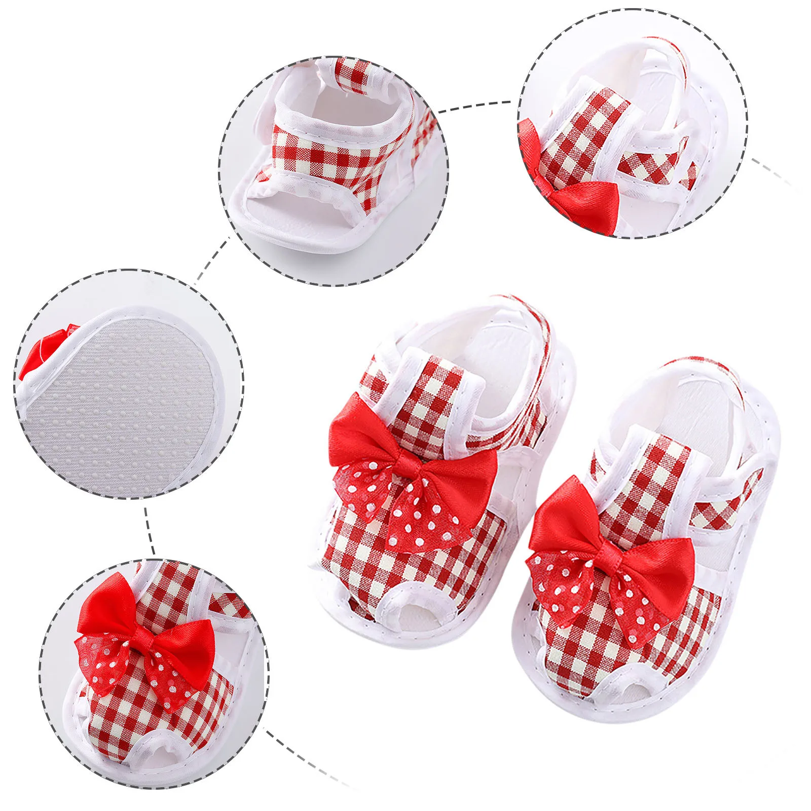 Летняя новая обувь для малышей Детские повседневные сандалии Дышащие пляжные на