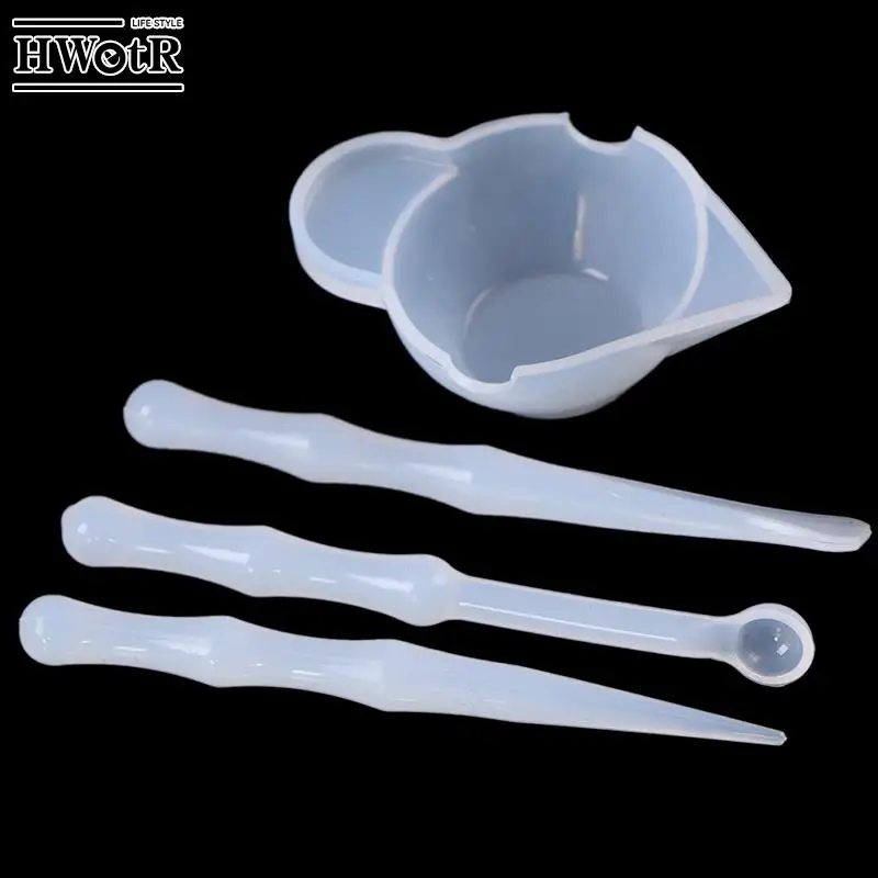 

4 шт., многоразовые мерные чашки для украшений из эпоксидной смолы