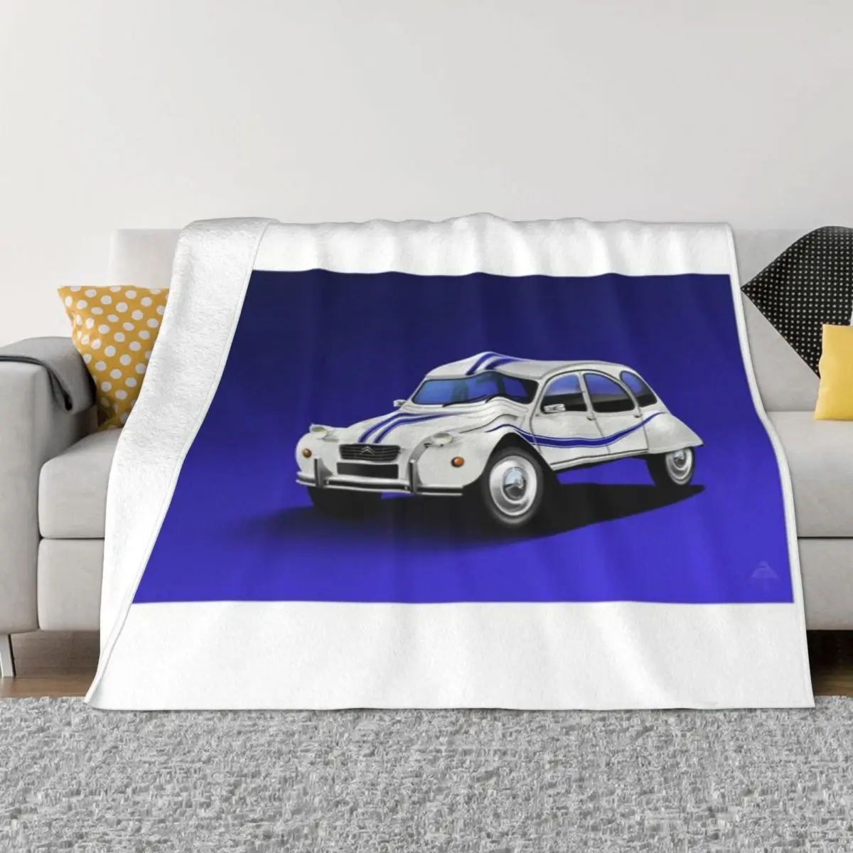 Ультра-мягкое Флисовое одеяло из микро-материала с изображением плаката