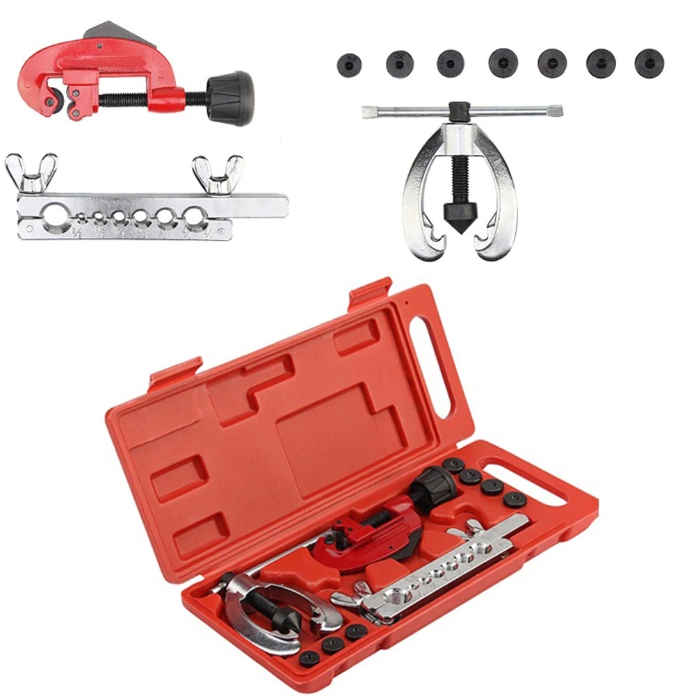 22322111111 1 комплект набор инструментов для двойного развальцовки 3/16-5/8 7 штампов