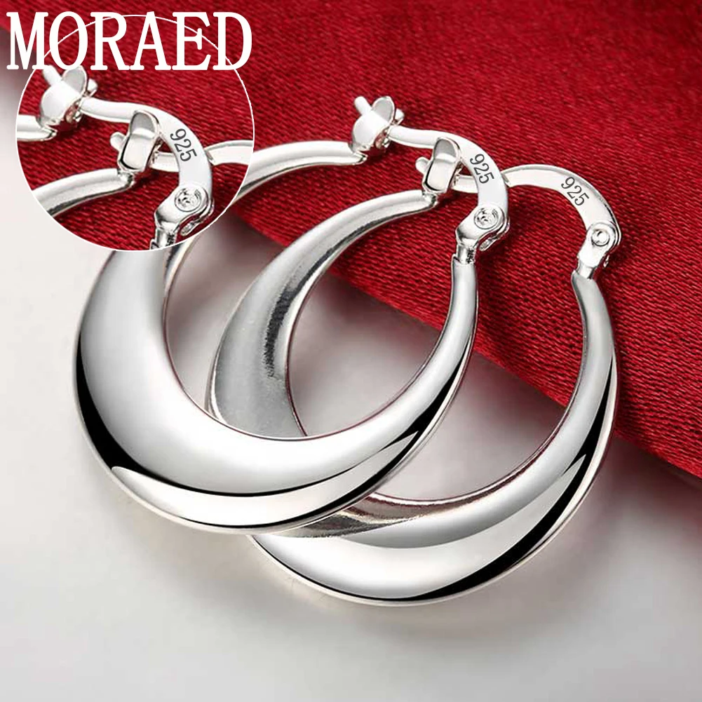 

Женские серьги-кольца из серебра 925 пробы