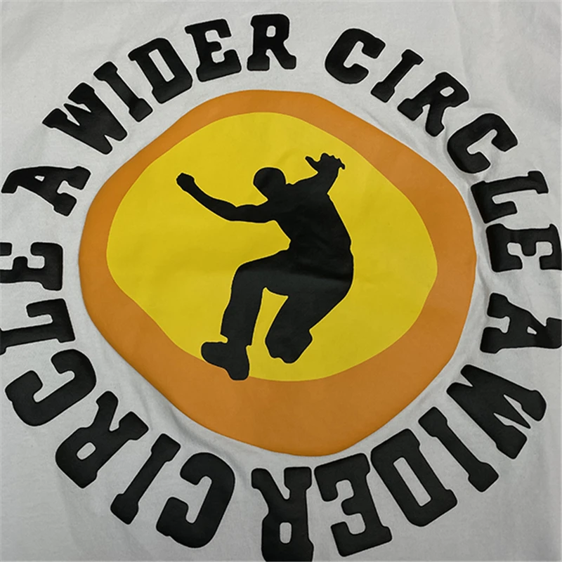 Футболка CPFM с пышным принтом для мужчин и женщин Высококачественная тенниска