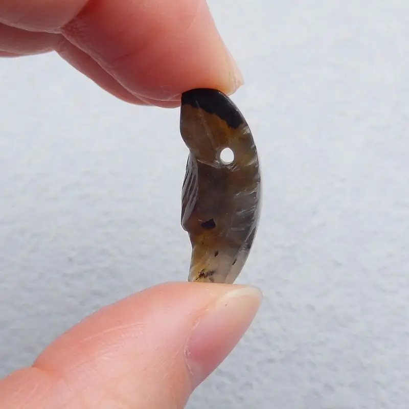 Оригинальные украшения ручной работы! Искусственная лабрадорит резная голова