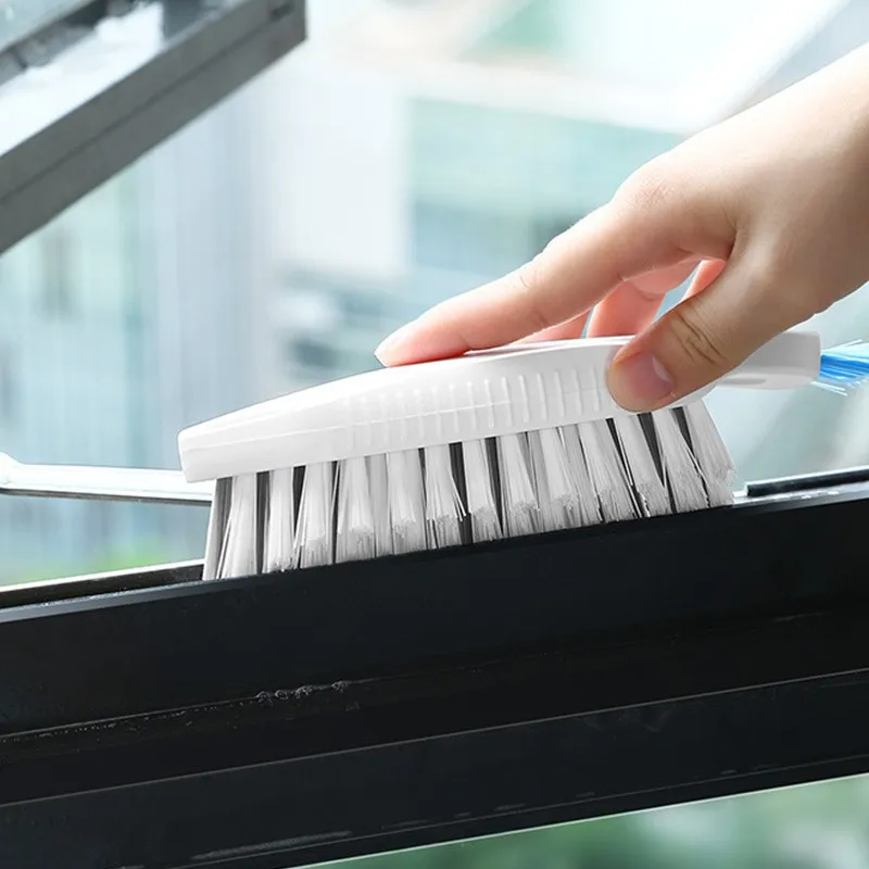 

Triangular Floor Joint Brush Dual Purpose Non-Slip Floor Brush Multi-Functional Cleaning Brush For Bathroom Window Corner Gap