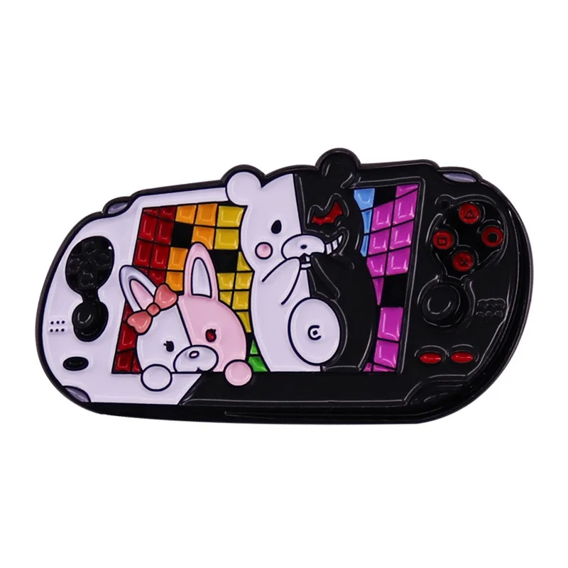 Danganronpa аниме творчество Monokuma значки Аксессуары Одежда Брошь булавка рюкзак