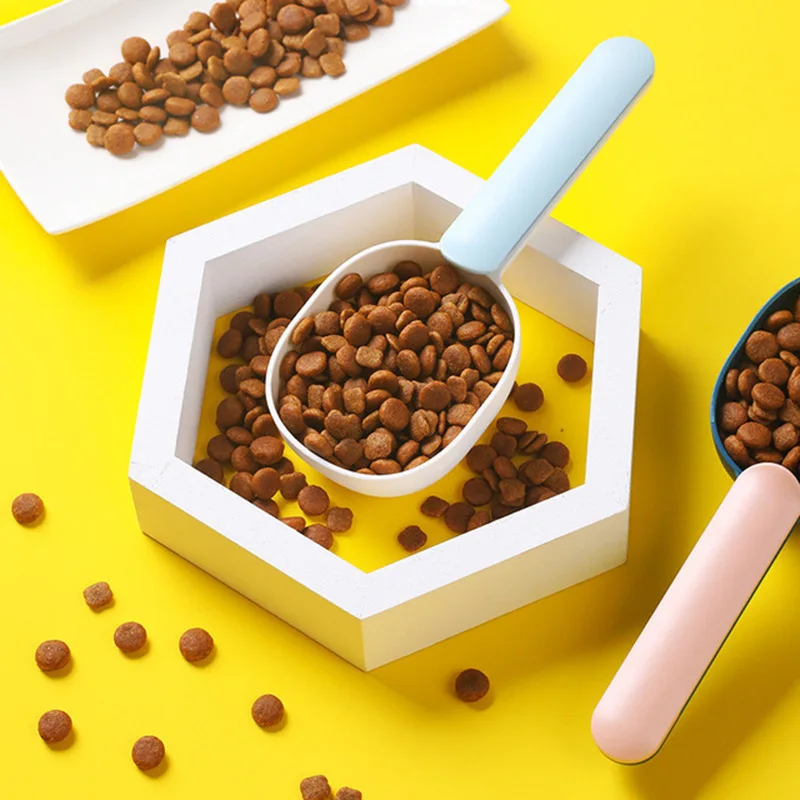 

Cat Food Shovel Fashion Large-capacity Dog Food Spoon Food Shovel Dog Feeder Handle Can Be Clipped and Sealed Pet Supplies