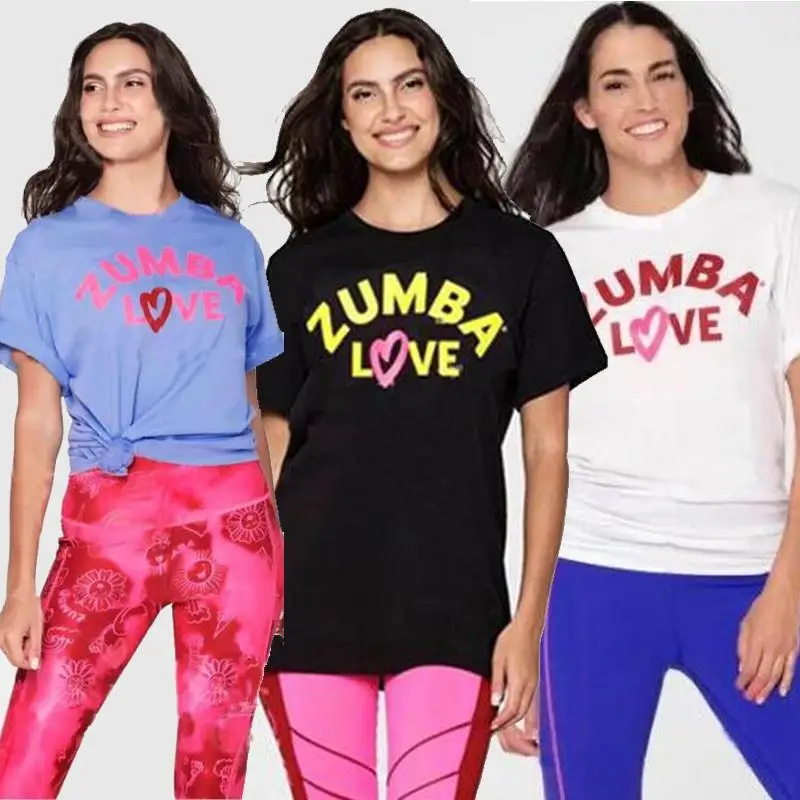 

Canvas New Cheap Women's Yoga Suit Aerobic Fitness Suit Short Sleeve Zumba Shirt Sports Top