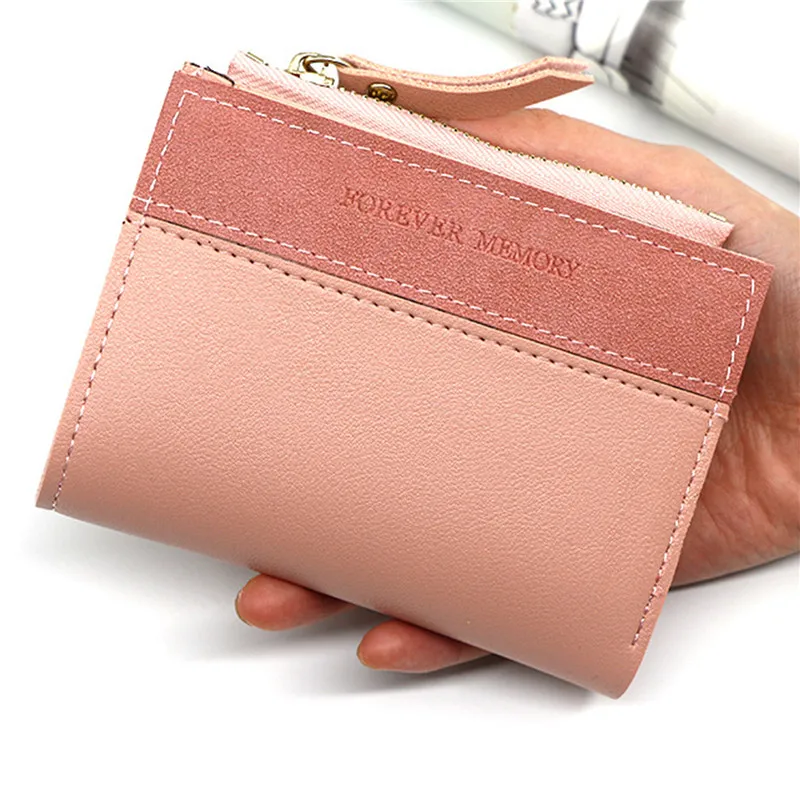 

Fashion Women Coin Purse Mini Change Purses Coin Pocket Wallets Card Holder Zipper Pouch Card Holder Short Wallet