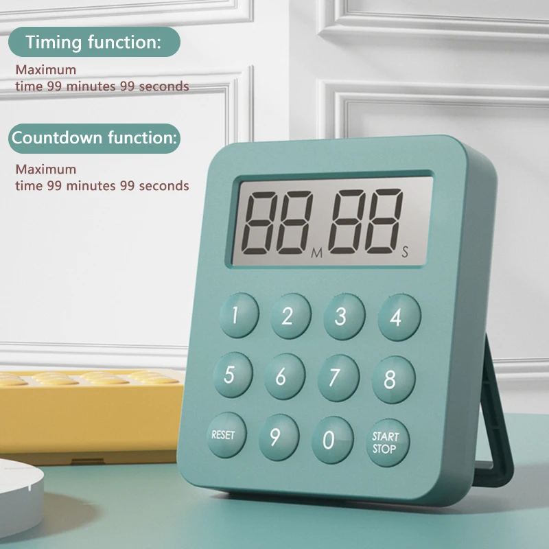 

Newly Digital Kitchen Timer Big Digits Loud Alarm Magnetic Backing Stand for Cooking Big Digits Loud Alarm Magnetic Backing