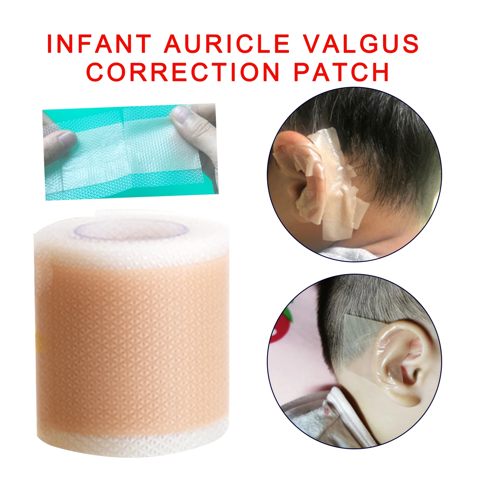 

New Ear Correction Tape Ear Cleaner Tool Kit Newborn Baby Ear Aesthetic Correctors Kids Infant Protruding Ear Patch Stickers