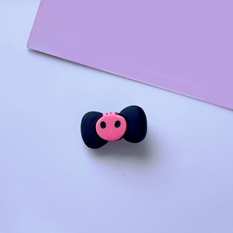 Милая заколка для волос в форме черепа с бантиком подростков виде утконоса/зажим