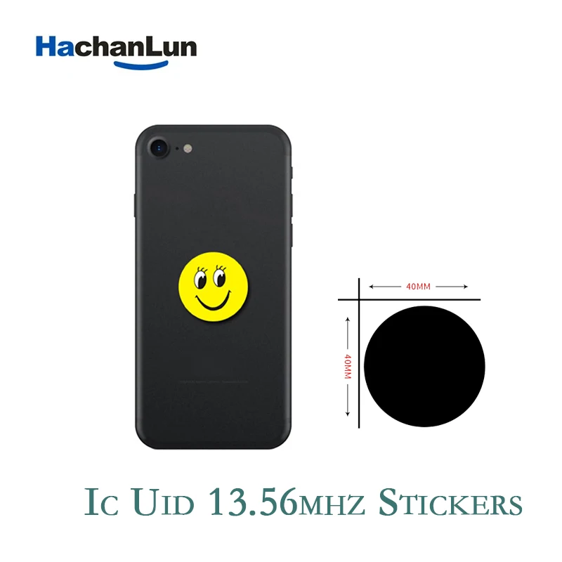 

5/10pcs UID Changeable Stickers RFID Tags Block 0 Rewritable 13.56Mhz Anti Metal Interference Cartoon Tags Stickers Proximity