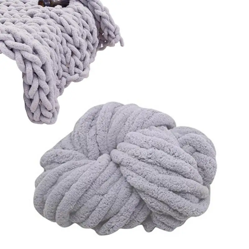 

Pc Super Thickness Viscose Chunky Yarn Roving Yarn For Spinning Hand Knitting Spin Yarn Winter Warm Free Shipping DIY Chenille