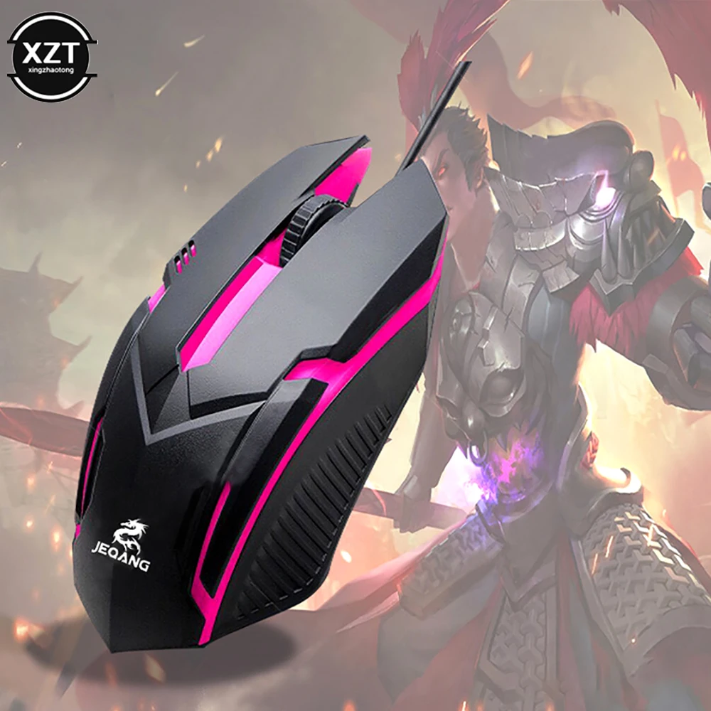 

2.4GHz Gaming Wired Mouse USB With LDE Color Cool Esports Mouse 3D Release Wheel Suitable for desktop/laptop