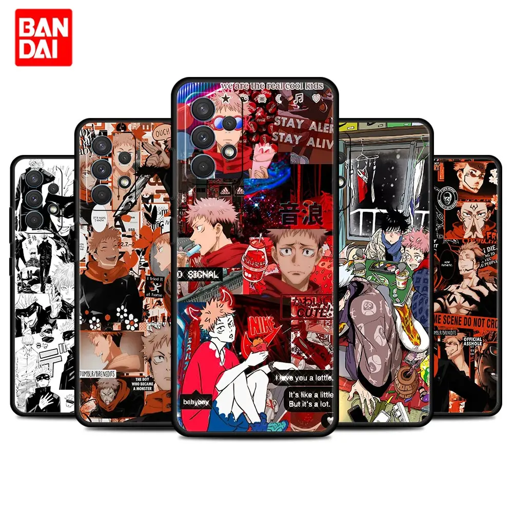 

Jujutsu Kaisen Age Case for Samsung Galaxy A12 A52 S20 FE A51 A32 A21s S21 A50 A71 A02s A31 Plus Ultra Silicone Black Cover Thin