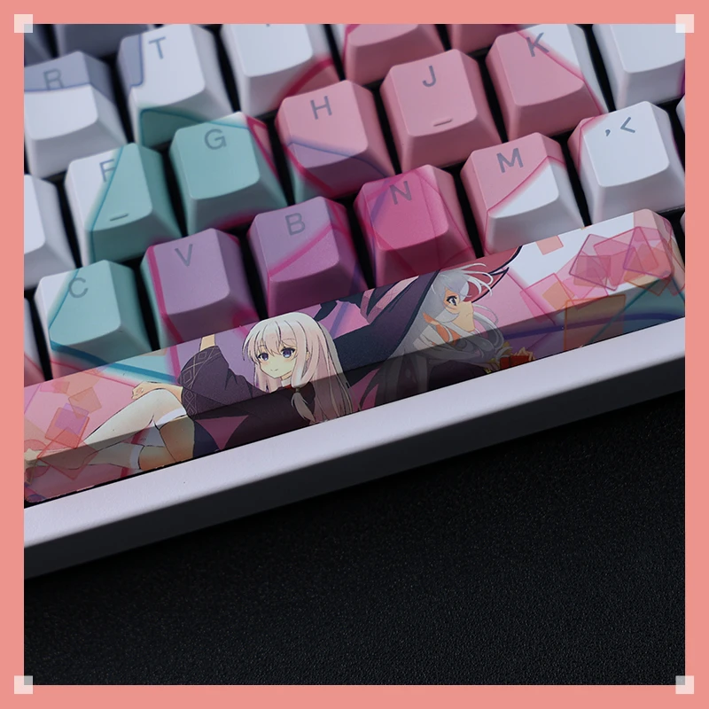 108 клавиш/набор процесс путешествия Elaina стиль PBT Keycaps для Cherry Mx Переключатель