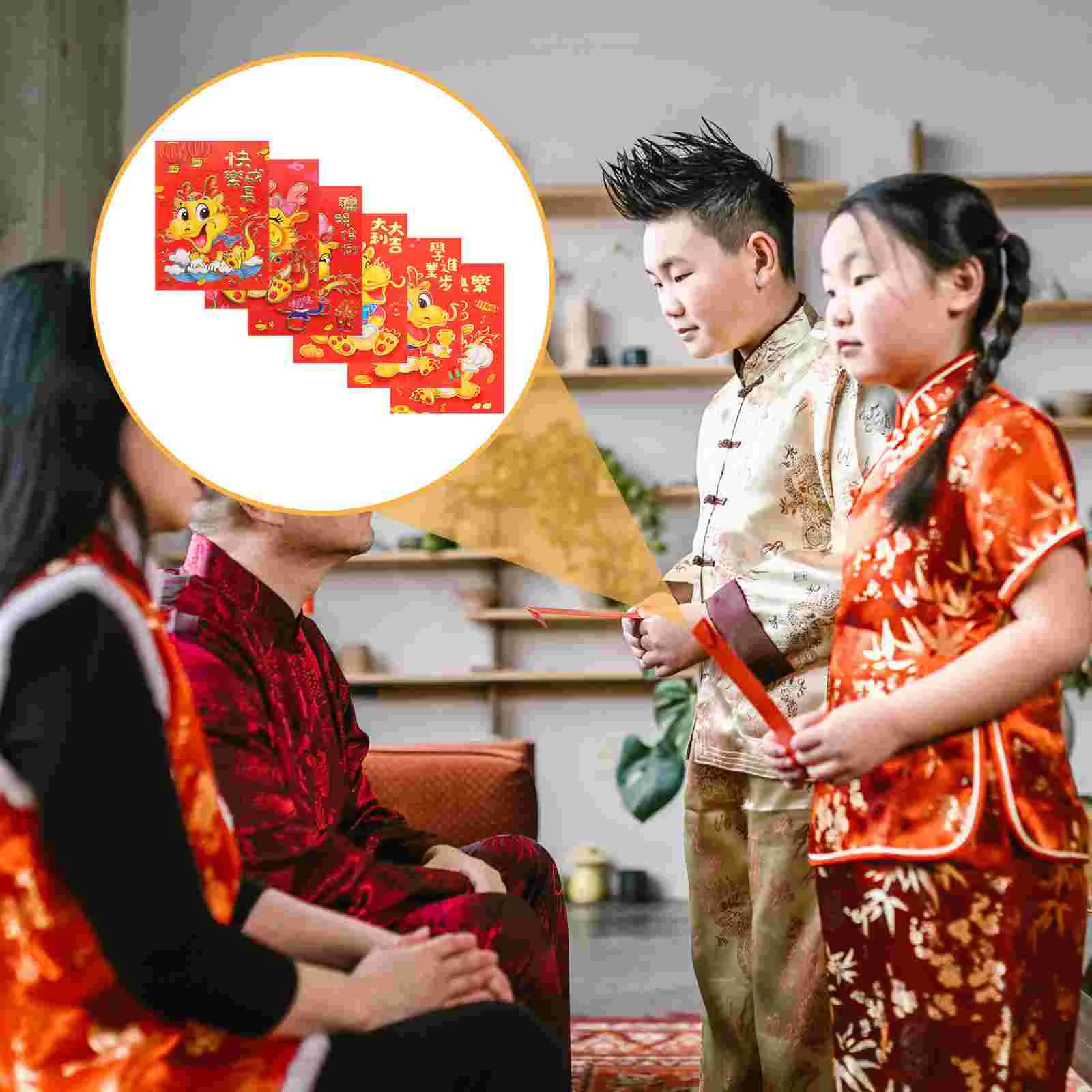 

Chinese Red Envelope New Year Red Packet Hong Bao Lucky Money Holder The Dragon Year Red Envelope New Year Red Envelope