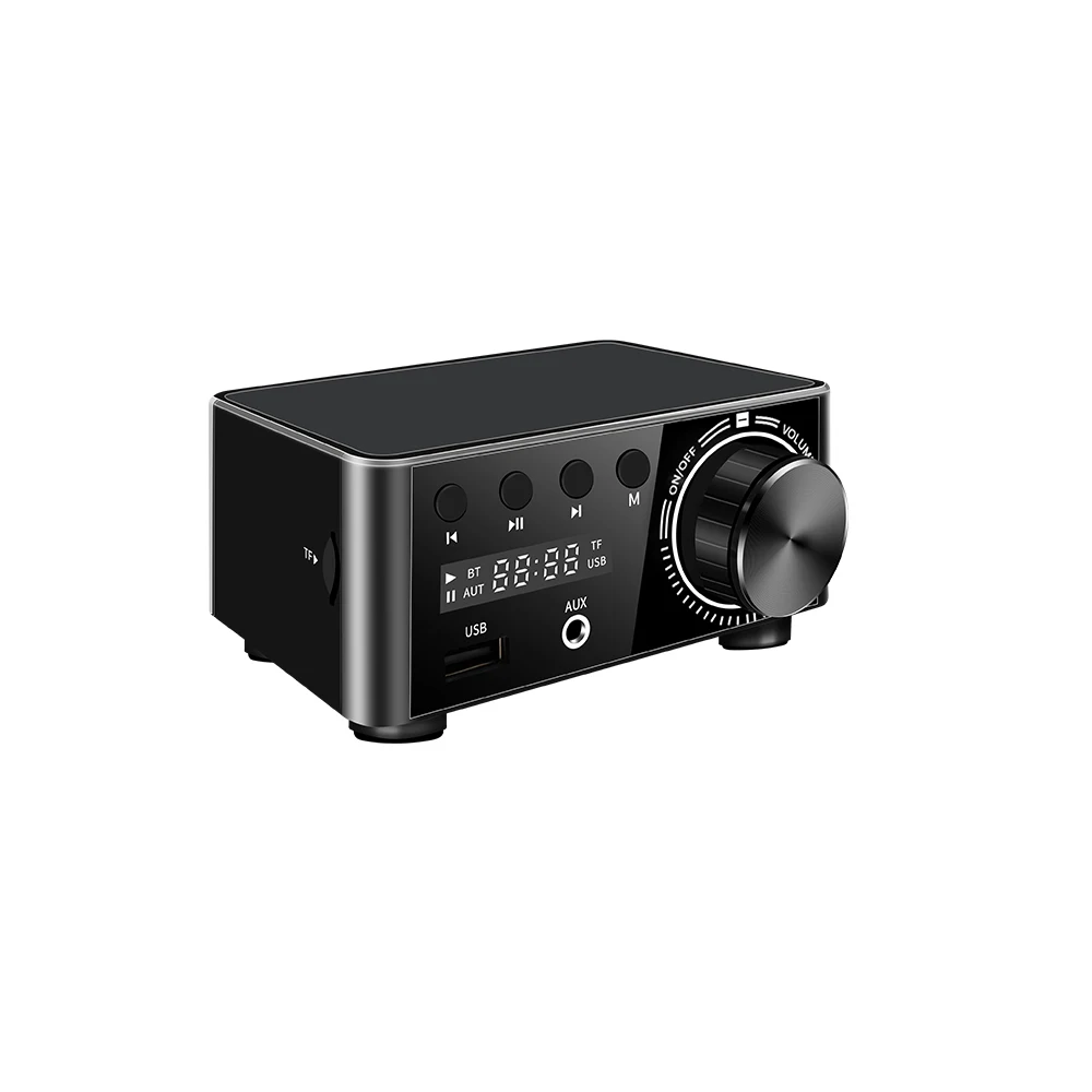Hi-Fi Bluetooth-совместимый 5.0 класса мощности D мини-усилитель звука 9-24 В постоянного