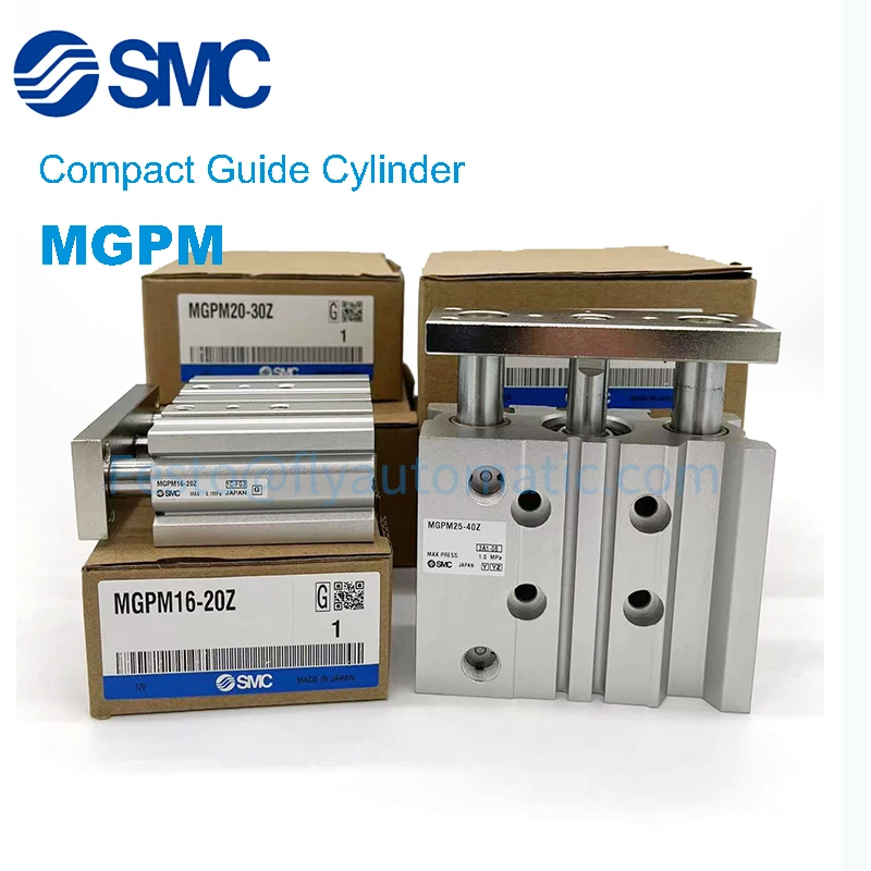 

SMC MGPM20 Pneumatic Compact Guide Cylinder MGPM20-20/25/30/40/50/75/100/150/200/250/300 Z