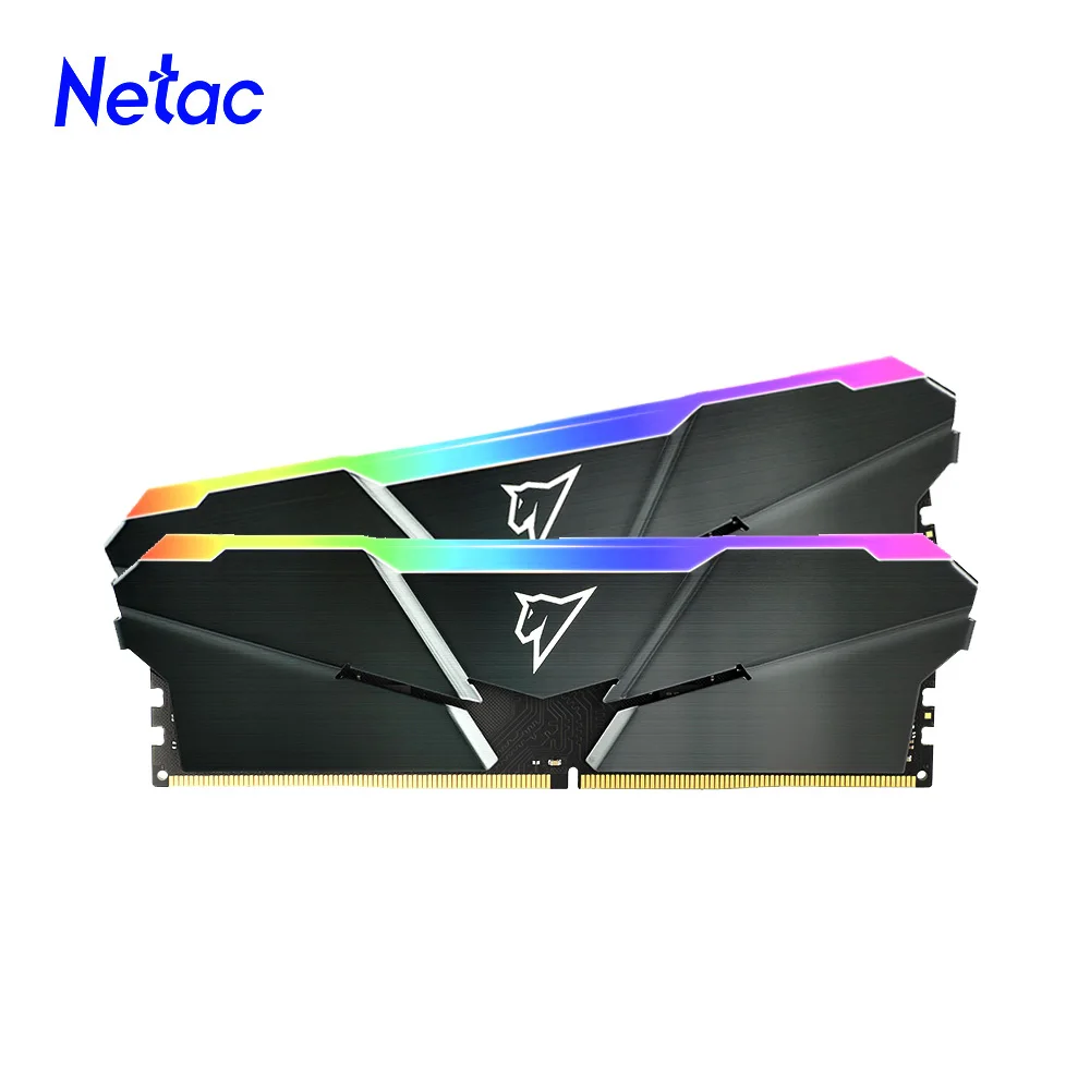 Оперативная память Netac DDR4 RGB 8 ГБ модуль памяти 3200 МГц DIMM для настольных ПК |