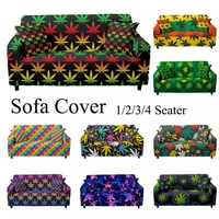 maple leaf elastic sofa covers for living room corner sofa cover chaise lounge cover sofa slipcover chair couch cover 1 4 seater