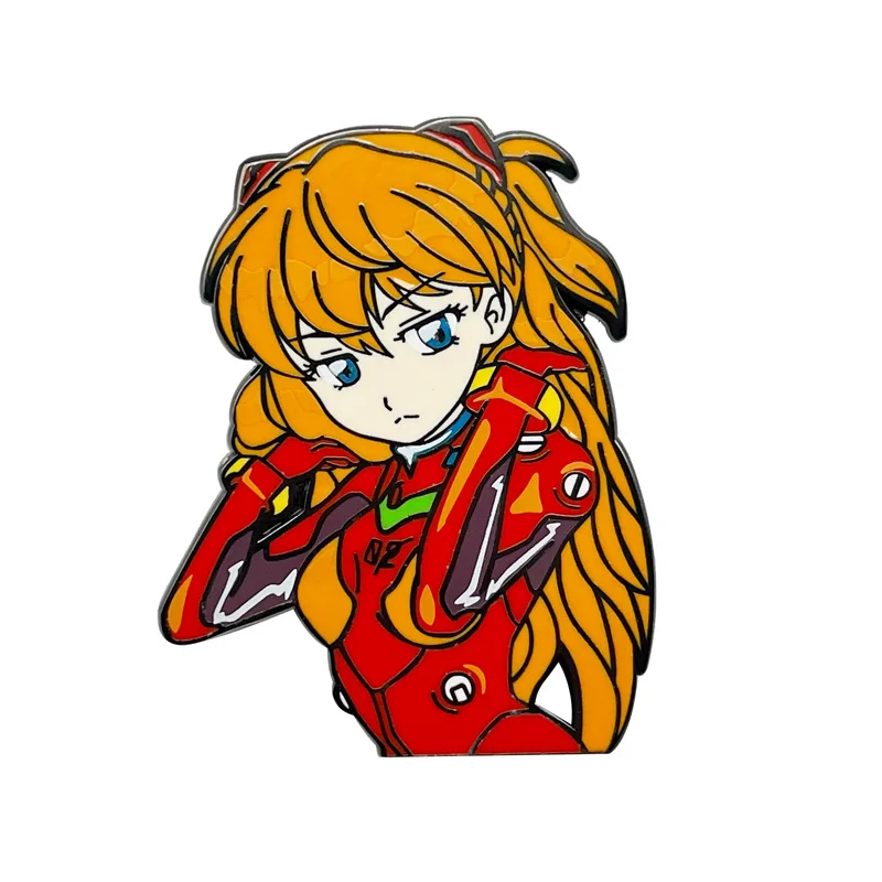 Anime Movies EVA Ayanami Rei Enamel Pins Cartoon Metal Brooch Badge Fashion Jewellery Clothes Hat Backpack Accessory Gifts images - 6