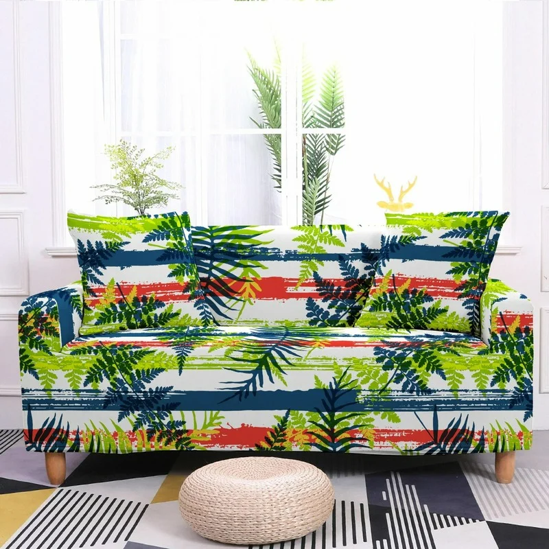 

Эластичный чехол для дивана с принтом граффити в скандинавском стиле, полноразмерный чехол для дивана, пылезащитный чехол для подушки, секц...