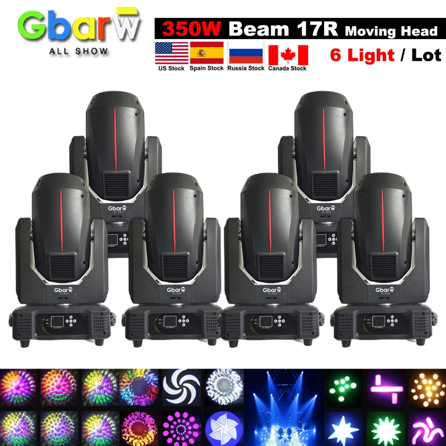 

No Tax Lyre Beam 17R Sharpy 350W Moving Head DMX Stage Light 350W 17r Moving Head Mobile Lamp For DJ Bar Party Concert Event