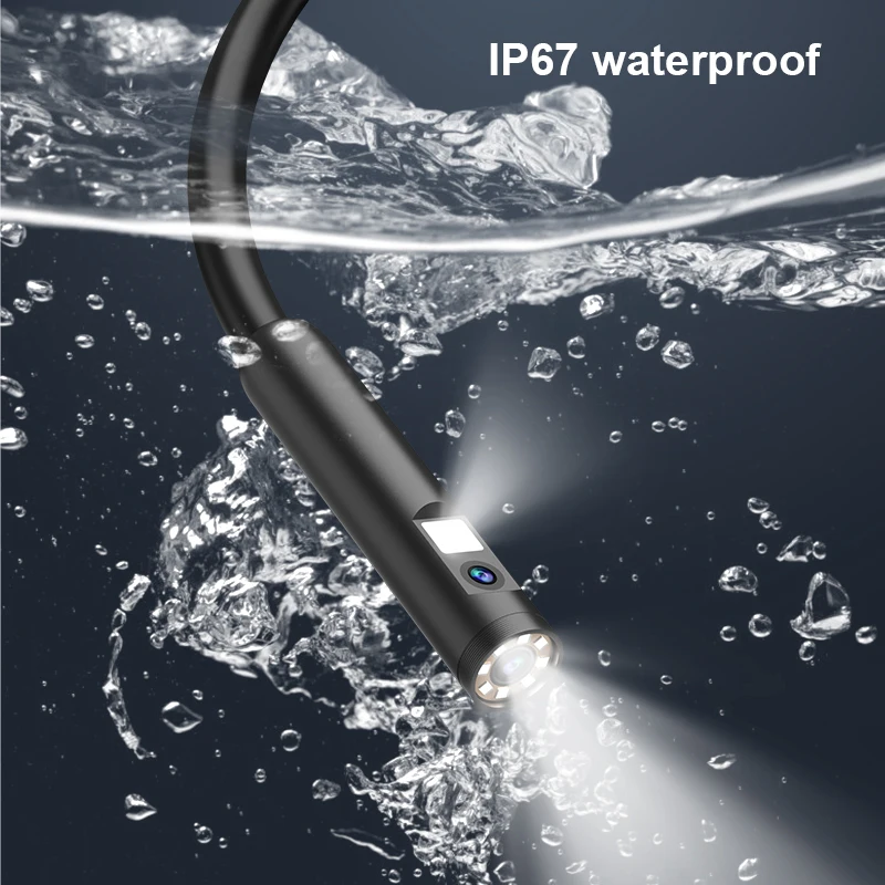 ANESOK G10 8 мм 1/5/10 м двойной объектив PS ручная эндоскопическая камера 5-дюймовая