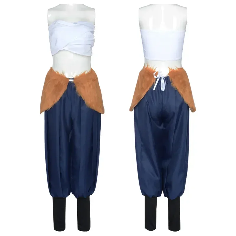 Костюм убийцы демонов аниме Hashibira Inosuke кимоно для косплея Kimetsu женский топ брюки