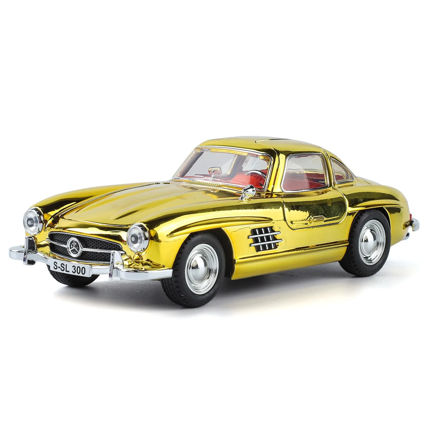 Фото Коллекционная модель автомобиля 300SL из литого сплава, масштаб 1:24, с декоративной отделкой, оптовая продажа, Чэнхай №2