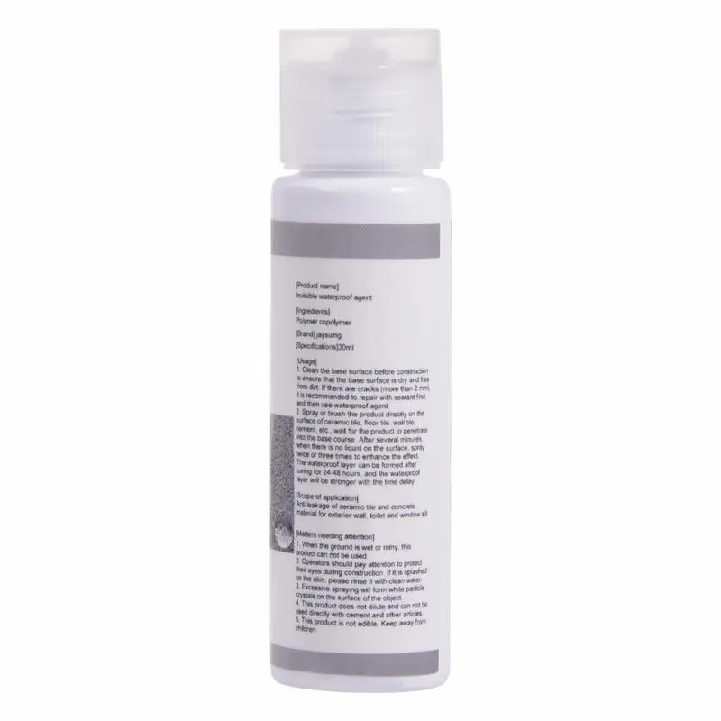 

Invisible Waterproof Agent 30ML Leak-Trapping Repair For Roof And Exterior Wall Super Strong Bonding Spray Wall Repair Patch Kit