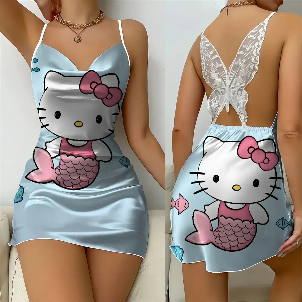 Женская пижама рисунок Микки и Минни летняя женская одежда для сна без рукавов