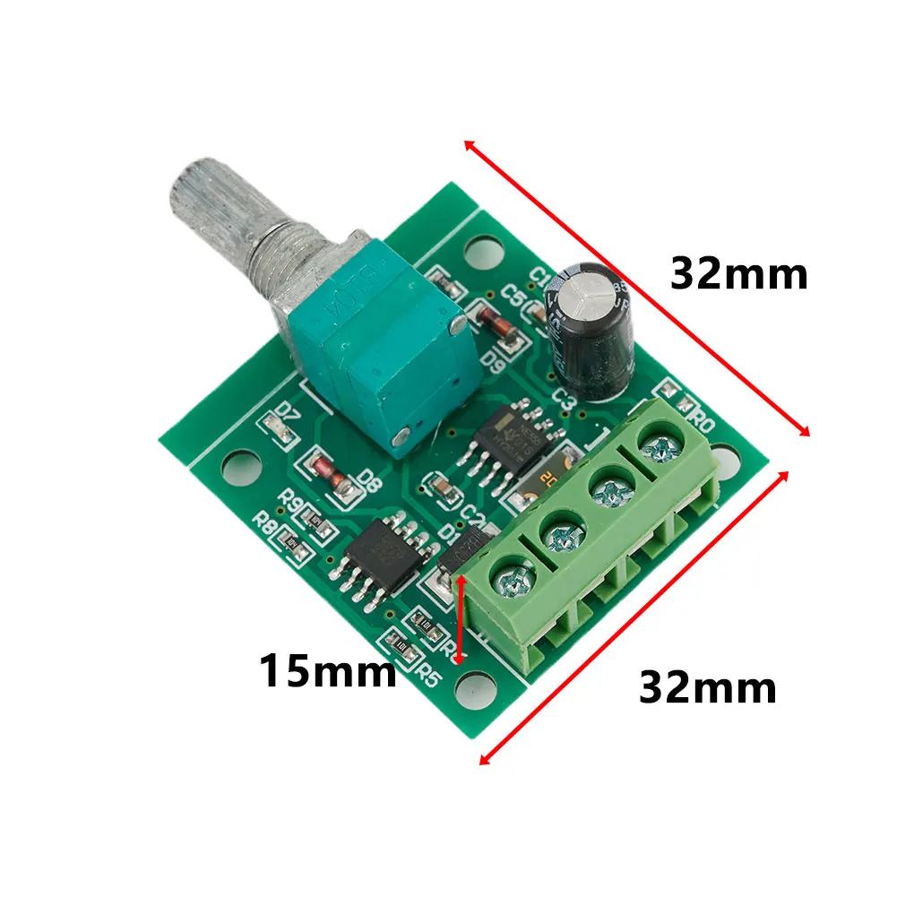 Регулятор скорости двигателя постоянного тока Boutique DC DC1.8-15V Комплект ручки около.