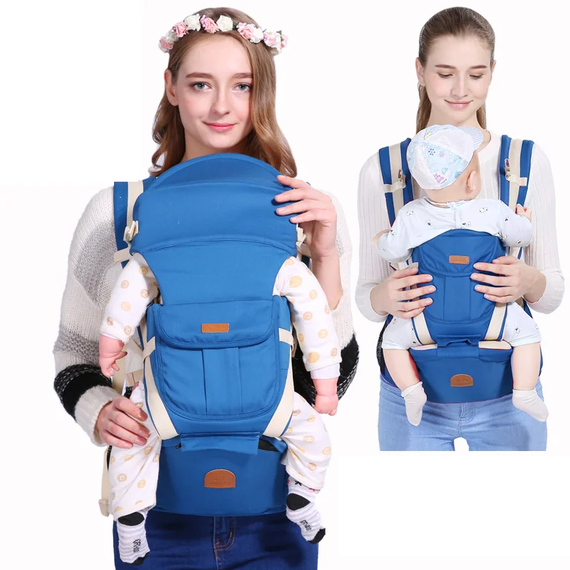 

Baby Wrap Sling New0-48 Month Ergonomic Baby Carrier Infant Portable Baby Hipseat Carrier 3 In 1 Front Facing Ergonomic Kangaroo