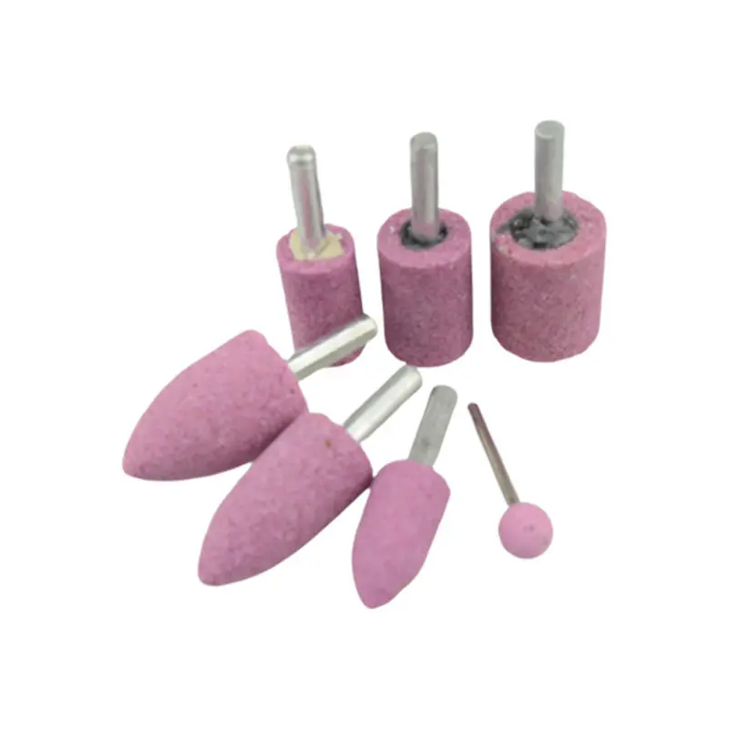 

Абразивный монтажный камень для вращающихся инструментов, 10 шт., шлифовальный камень, насадка на колесо, аксессуары, тип цилиндра/шара