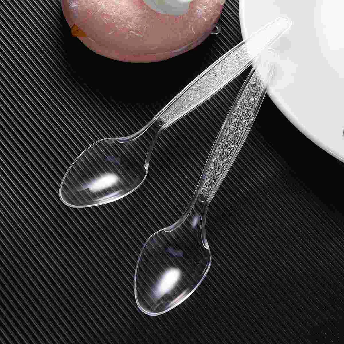 

Plastic Clear Spoons Utensils Look Mica Only Large Resistant Heat That Medium Like Wood Weight Heavyweight Flatware Inches